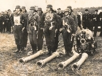 Die Flechtorfer Jugendgruppe bei den Wettkämpfen am 04. Juli 1964 in Volkmarode