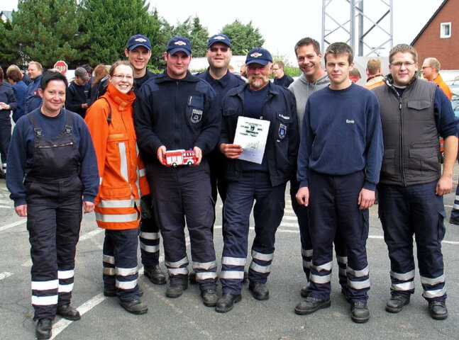 Das erfolgreiche Team der Ortsfeuerwehr Flechtorf