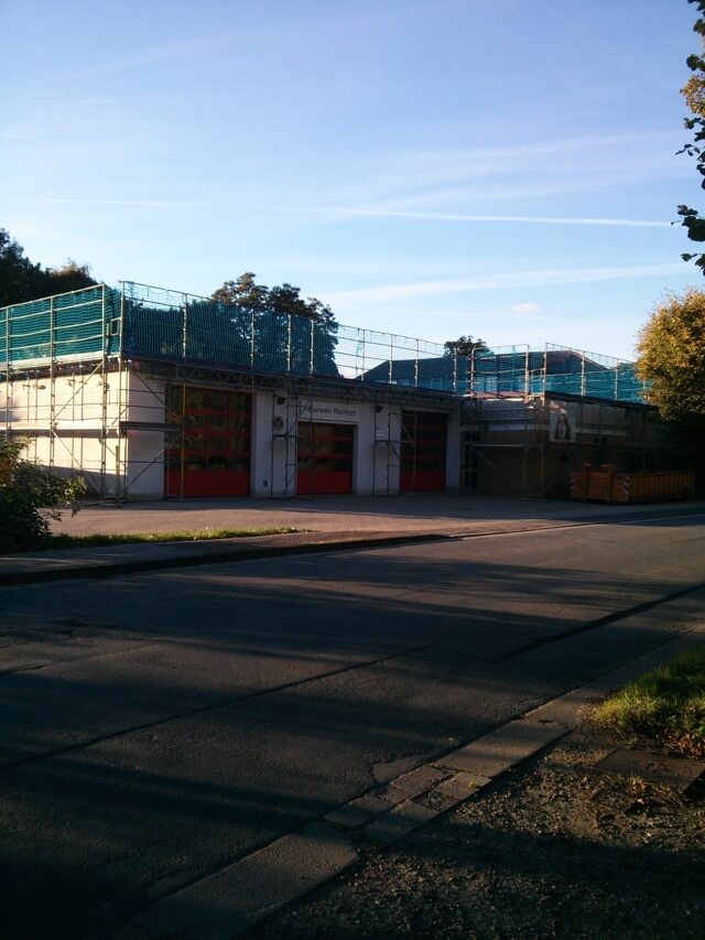 Feuerwehrgerätehaus im Umbau