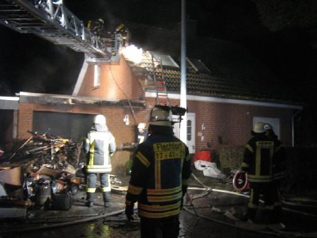Garagenbrand in Flechtorf
